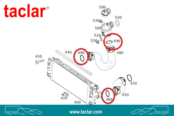 ORING GASKET INTERCOOLER ?55