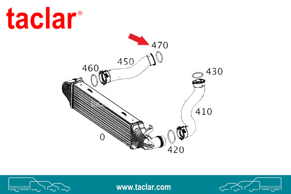 ORING GASKET INTERCOOLER 50